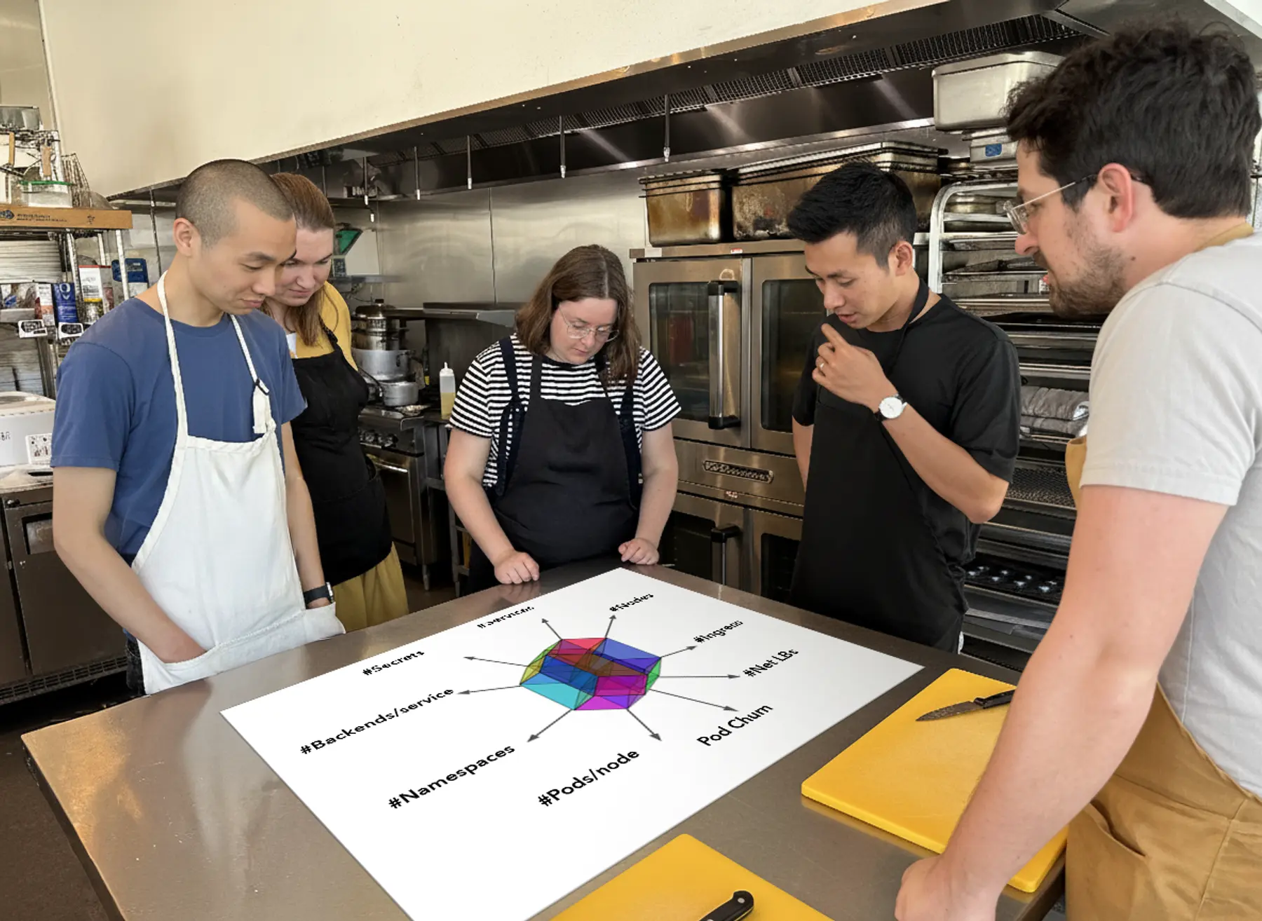 Getting ready to dissect what I like to call: the Kubernetes hypercube of bad vibes.