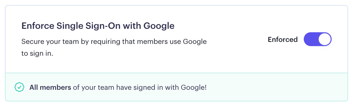 Enforcing login via Google account in the Render Dashboard