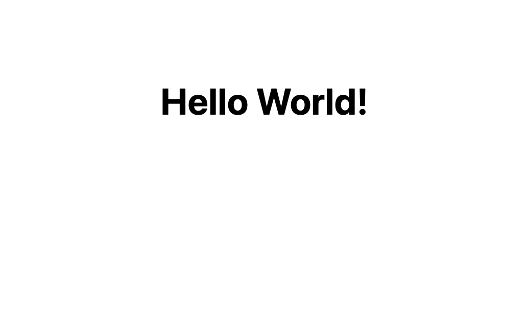 Rails Hello World