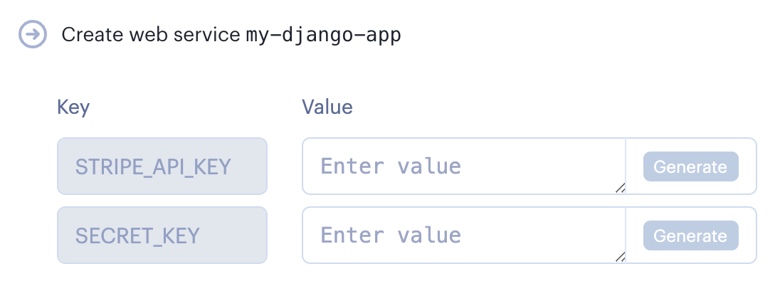 render.yaml sync false